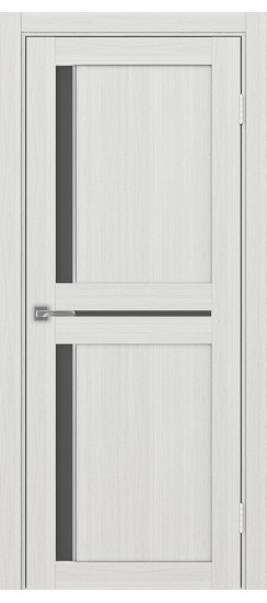Межкомнатная дверь Турин_523АПС.221 молдинг алюм.хром.60  Ясень серебристый
