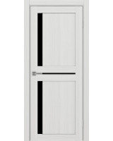 Турин_523АПП.221 молдинг алюм.чёрн. ЭКО-шпон Ясень серебристый