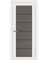 Турин_501АСС.2 молдинг алюм.чёрн. ЭКО-шпон Белый лёд