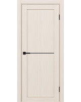 Турин_502АПП.11 молдинг алюм.чёрн. ЭКО-шпон Ясень перламутровый