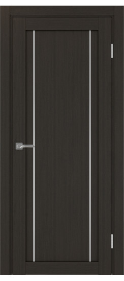 Межкомнатная дверь Турин_522AПП.111 молдинг алюм.хром.60  Венге FL