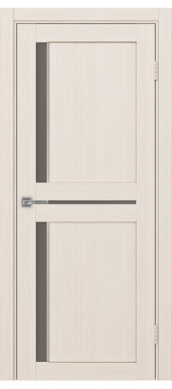 Межкомнатная дверь Турин_523АПС.221 молдинг алюм.хром.60  Ясень перламутровый