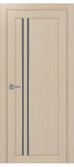 Межкомнатная дверь Турин_525АПС.121 молдинг алюм.хром.60  Дуб беленый FL