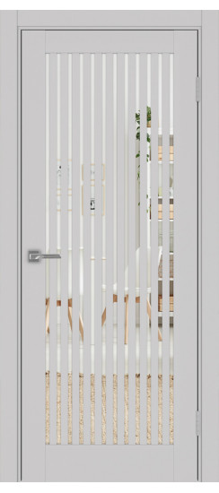 Межкомнатная дверь Турин_543.2.60  Пепельный
