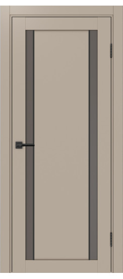 Межкомнатная дверь Турин_522АПС.212 молдинг алюм.чёрн.60  Мокко