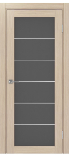 Межкомнатная дверь Турин_501АСС.2 молдинг алюм.хром.30  Дуб беленый FL