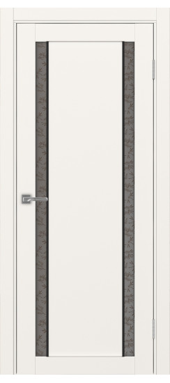 Межкомнатная дверь Турин_522АПС.212 молдинг алюм.чёрн.60  Бежевый