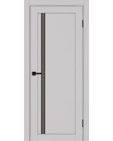 Турин_527АПС.121 молдинг алюм.чёрн. ЭКО-шпон Пепельный