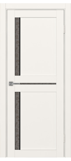 Межкомнатная дверь Турин_523АПС.221 молдинг алюм.чёрн.60  Бежевый