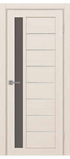 Межкомнатная дверь Турин_554АПП.21 молдинг алюм.хром.60  Ясень перламутровый