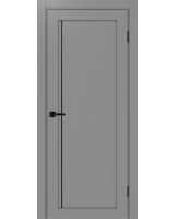 Турин_565АПП.11 молдинг алюм.чёрн. ЭКО-шпон Серый