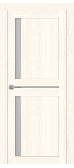 Межкомнатная дверь Турин_523АПС.221 молдинг алюм.хром.60  Ясень светлый