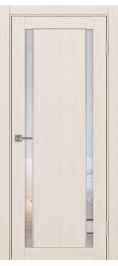 Межкомнатная дверь Турин_522АПС.212 молдинг алюм.хром.60  Ясень перламутровый