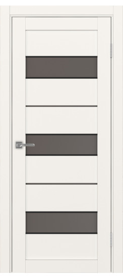 Межкомнатная дверь Турин_526АПС.122 молдинг алюм.чёрн.40  Бежевый