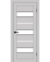 Турин_526АПС.122 молдинг алюм.чёрн. ЭКО-шпон Пепельный
