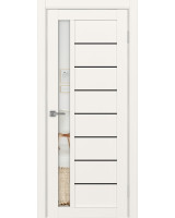 Турин_554АПП.21 молдинг алюм.чёрн. ЭКО-шпон Бежевый