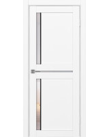 Турин_523АПС.221 молдинг алюм.чёрн. ЭКО-шпон Белый снежный