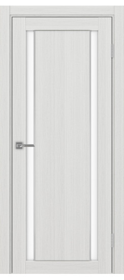 Межкомнатная дверь Турин_522AПП.212 молдинг алюм.хром.60  Ясень серебристый