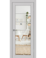 Турин_501АСС.2 молдинг алюм.хром ЭКО-шпон Пепельный