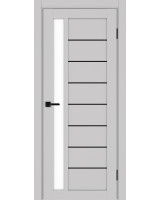 Турин_554АПП.21 молдинг алюм.чёрн. ЭКО-шпон Пепельный