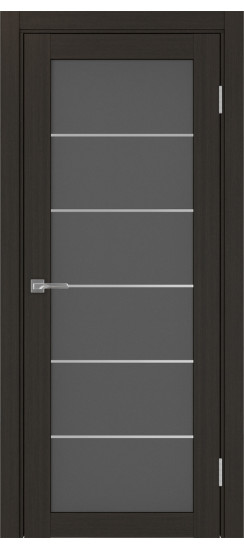 Межкомнатная дверь Турин_501АСС.2 молдинг алюм.хром.30  Венге FL