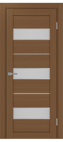 Межкомнатная дверь Турин_526АПС.122 молдинг алюм.хром.40  Орех NL