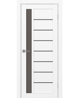 Турин_554АПП.21 молдинг алюм.чёрн. ЭКО-шпон Белый снежный