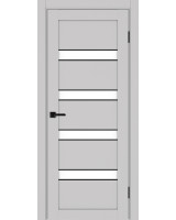 Турин_505AПC.12 молдинг алюм.чёрн. ЭКО-шпон Пепельный