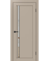 Турин_527АПС.121 молдинг алюм.чёрн. ЭКО-шпон Мокко