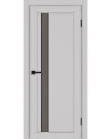 Турин_528AПС.121 молдинг алюм.чёрн. ЭКО-шпон Пепельный