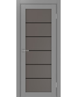 Турин_501АСС.2 молдинг алюм.чёрн. ЭКО-шпон Серый