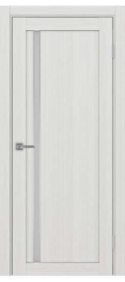 Межкомнатная дверь Турин_527АПС.121 молдинг алюм.хром.35  Ясень серебристый