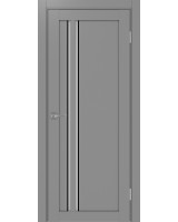 Турин_525АПС.121 молдинг алюм.чёрн. ЭКО-шпон Серый