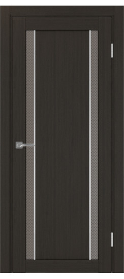 Межкомнатная дверь Турин_522АПС.212 молдинг алюм.хром.60  Венге FL