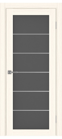 Межкомнатная дверь Турин_501АСС.2 молдинг алюм.хром.30  Ясень светлый