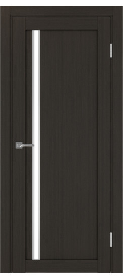 Межкомнатная дверь Турин_527АПС.121 молдинг алюм.хром.35  Венге FL