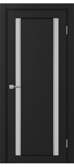 Межкомнатная дверь Турин_522АПС.212 молдинг алюм.хром.60  Антрацит