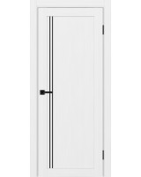 Турин_566АПП.111 молдинг алюм.чёрн. ЭКО-шпон Белый лёд