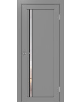 Турин_527АПС.121 молдинг алюм.чёрн. ЭКО-шпон Серый