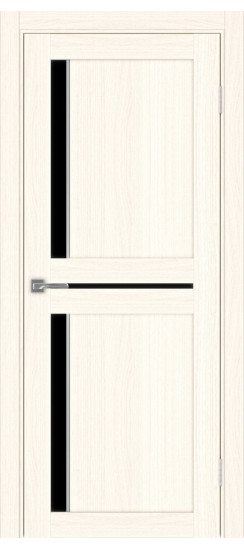 Межкомнатная дверь Турин_523АПП.221 молдинг алюм.хром.60  Ясень светлый