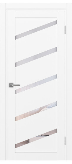 Межкомнатная дверь Турин_506У.112.40  Белый снежный