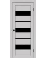 Турин_526АППmax.122 молдинг алюм.чёрн. ЭКО-шпон Пепельный