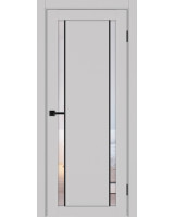 Турин_522АПС.212 молдинг алюм.чёрн. ЭКО-шпон Пепельный