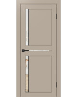 Турин_523АПП.221 молдинг алюм.чёрн. ЭКО-шпон Мокко