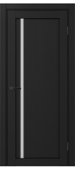 Межкомнатная дверь Турин_527АПС.121 молдинг алюм.чёрн.35  Антрацит