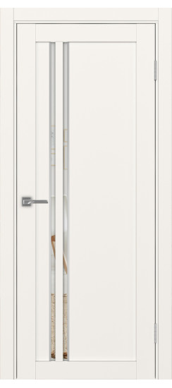 Межкомнатная дверь Турин_525АПС.121 молдинг алюм.хром.60  Бежевый