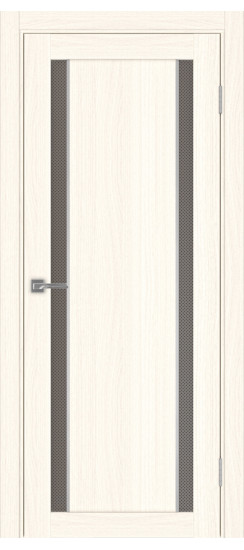 Межкомнатная дверь Турин_522АПС.212 молдинг алюм.хром.60  Ясень светлый