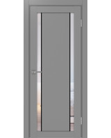 Турин_522АПС.212 молдинг алюм.чёрн. ЭКО-шпон Серый