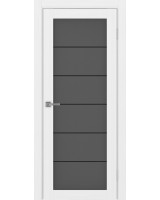 Турин_501АСС.2 молдинг алюм.чёрн. ЭКО-шпон Белый лёд