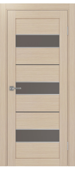 Межкомнатная дверь Турин_526АПС.122 молдинг алюм.хром.40  Дуб беленый FL